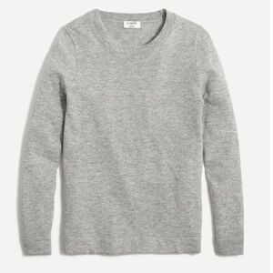 J. Crew Factory gray wool blend Teddie sweater, size large, good condition